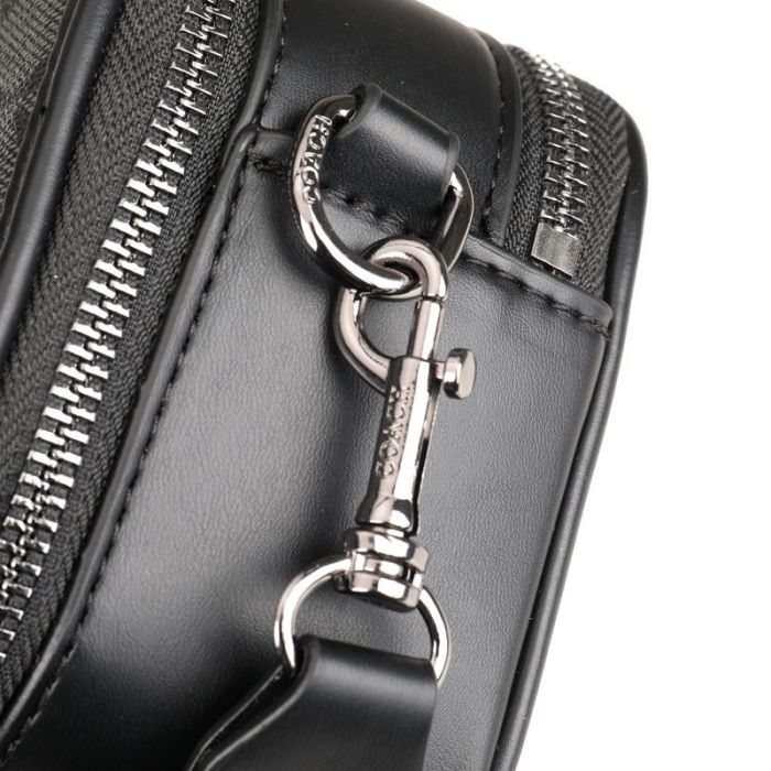 Сумка Coach Charter Slim Crossbody Black/Grey чоловіча