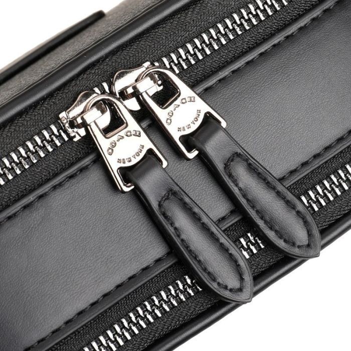 Сумка Coach Charter Slim Crossbody Black/Grey чоловіча