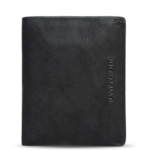 Мужское портмоне Tony Perotti Varsavia из натуральной кожи 3480 nero (90082) Черное