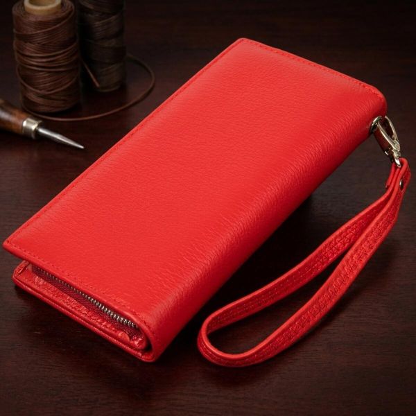 Универсальный женский кошелек-клатч ST Leather 19372 Красный