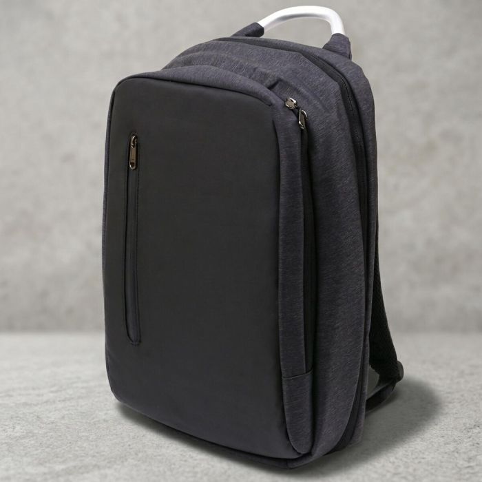 Добротный мужской рюкзак из текстиля Vintage 20490 Черный