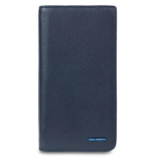 Вертикальне портмоне Tony Perotti Newcontatto 3598 navy (90647) Темно-синє