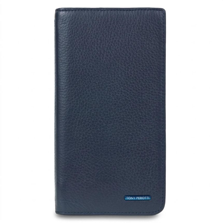 Вертикальне портмоне Tony Perotti Newcontatto 3598 navy (90647) Темно-синє