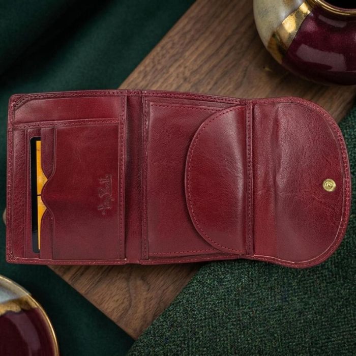 Женский кошелек Tony Perotti из натуральной кожи Italico 2058 rosso (90690) Красный