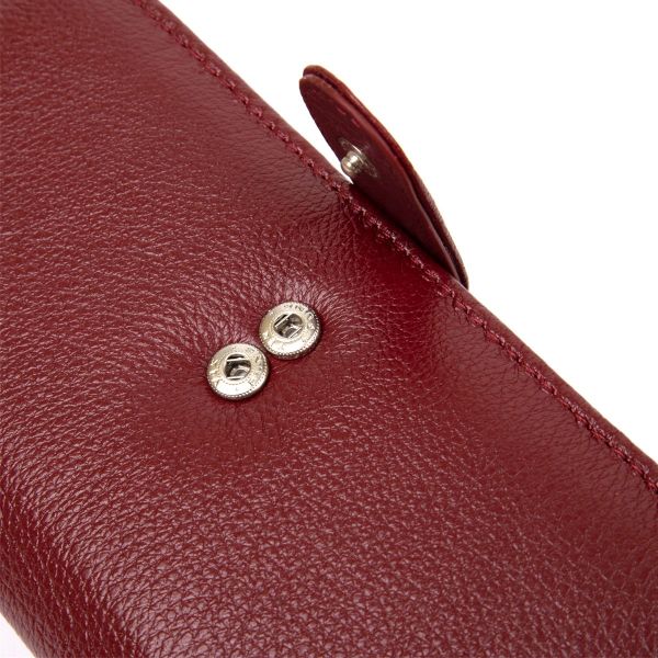 Современный кошелек для женщин ST Leather 19392 Темно-красный