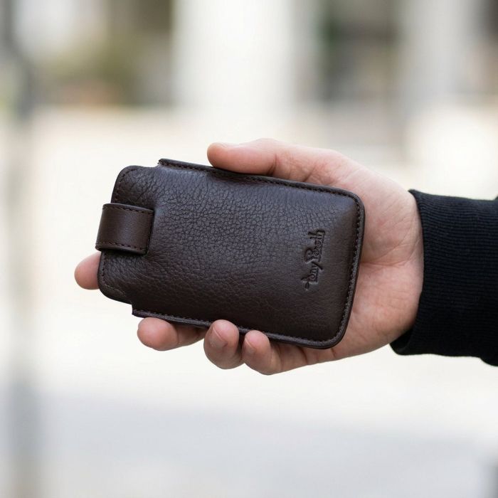 Фірмовий чохол для IQOS з натуральної телячої шкіри Tony Perotti 21115_1 (2989 moro) Коричневий