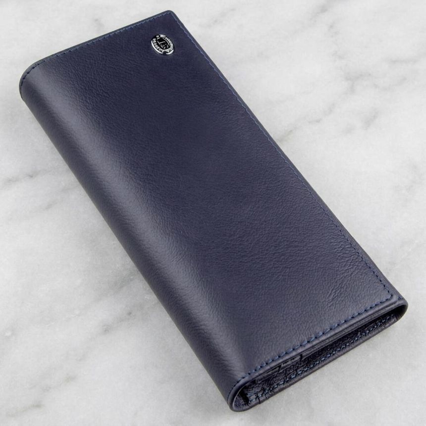 Женский кошелек с внешним отделением ST Leather 18895 Синий