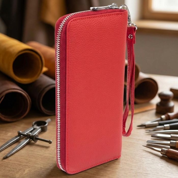 Кошелек женский ST Leather 18419 (ST45-2) очень надежный Красный
