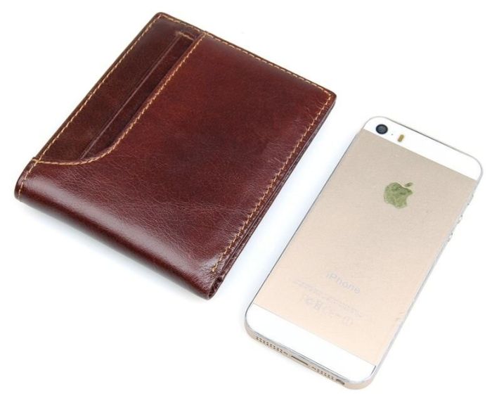 Кошелек мужской Vintage 14374 Коричневый