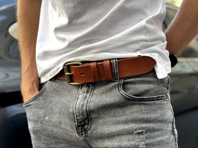 Ремінь Amarillo коньяк Ремінь Amarillo коньяк