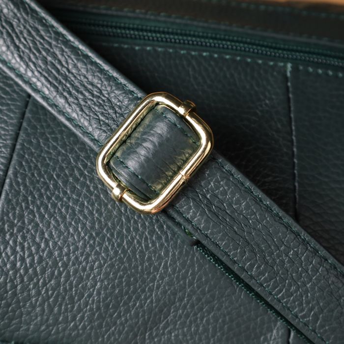 Повседневная женская сумка из натуральной кожи Vintage 22970 Зеленый