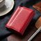 Горизонтальный кошелек для женщин из натуральной кожи ST Leather 19478 Красный