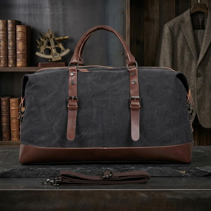 Сумка дорожная Vintage 14581 Серая