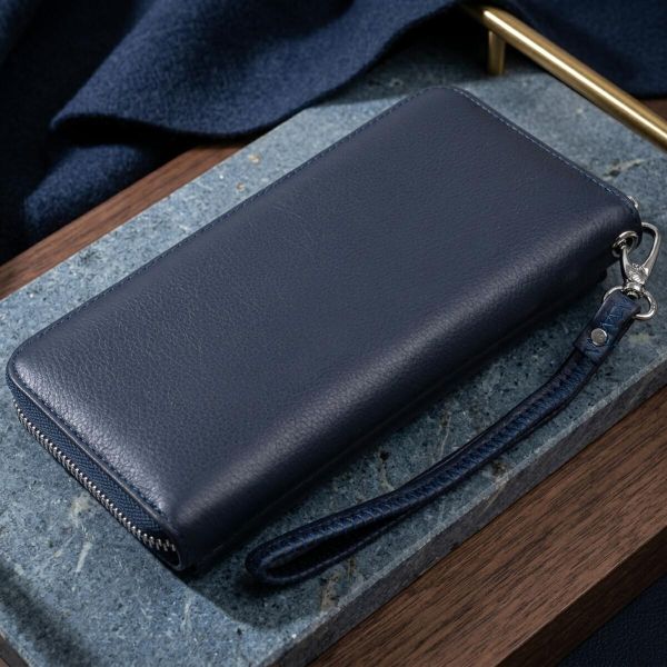 Кошелек универсальный женский ST Leather 19296 Темно-синий