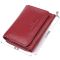 Компактный кошелек удобного формата из натуральной кожи ST Leather 23077 Бордовый