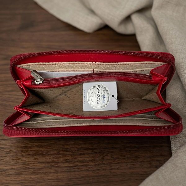 Женский кошелек Tony Perotti Swarovski 3160 marlboro (90099) Красный