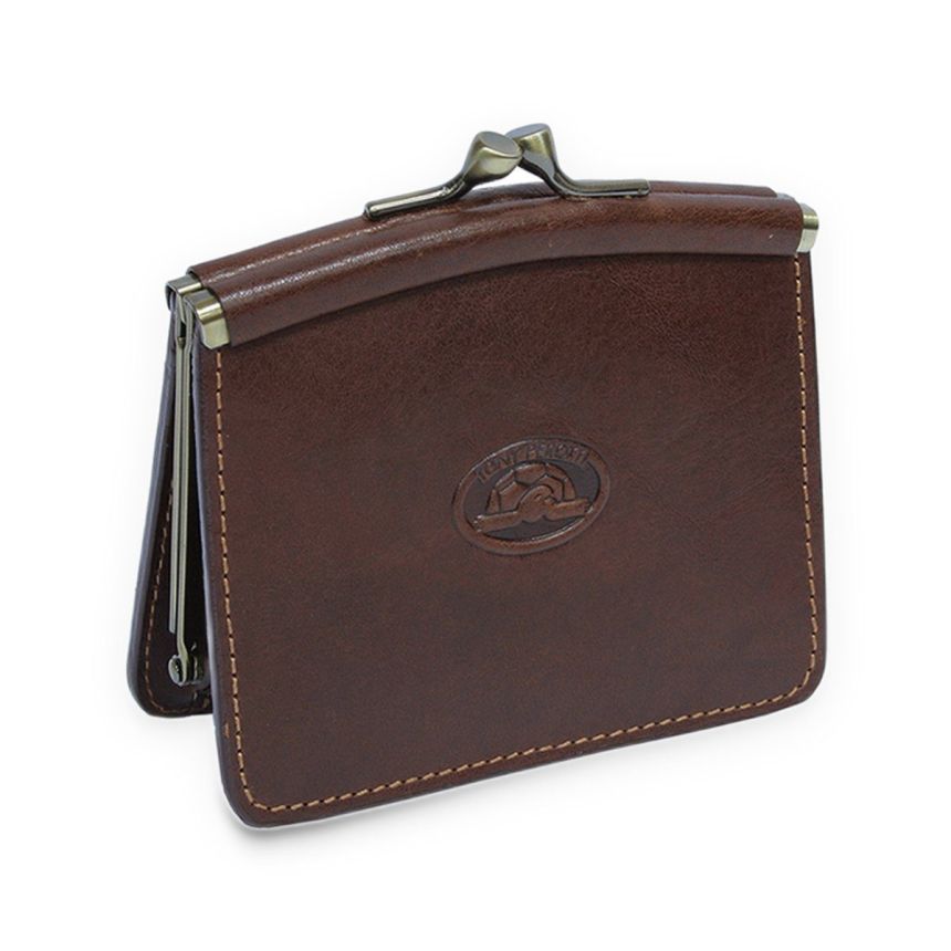 Стильна монетниця з натуральної шкіри бика Tony Perotti 21086_1 (1260 cognac) Коричневий
