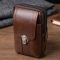 Сумка для мужчин на два отделения из натуральной кожи Vintage 22738 Коричневый