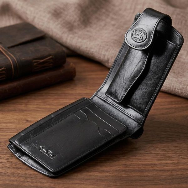 Чоловіче портмоне Tony Perotti Accademia 1471 nero (90591) Чорне