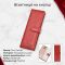 Визитница на кнопке Tony Perotti Luxury 2639 rosso (90387) Красная