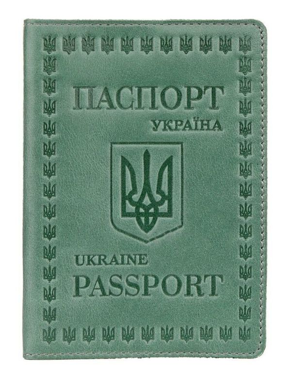 Добротная обложка для паспорта из натуральной кожи SHVIGEL 16134