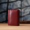 Компактный кошелек удобного формата из натуральной кожи ST Leather 23077 Бордовый