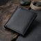 Удобный женский кошелек с монетницей из натуральной кожи ST Leather 22711 Черный