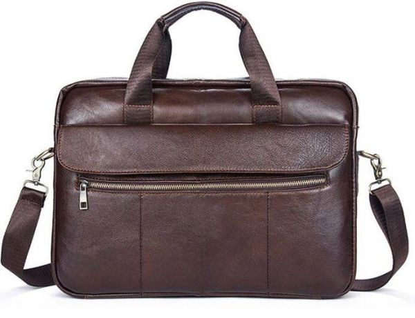 Сумка мужская под ноутбук Vintage 14751 Коричневая