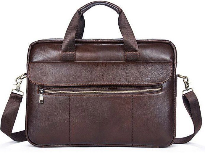 Сумка мужская под ноутбук Vintage 14751 Коричневая