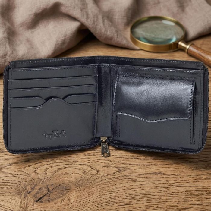 Мужское портмоне Tony Perotti Italico 3645 nero (90608) Черное
