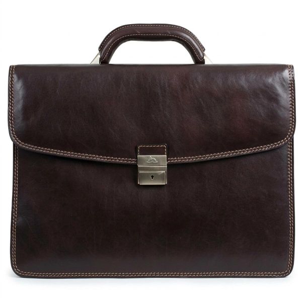 Мужской деловой портфель Tony Perotti 8009/42 moro (90378) Коричневый