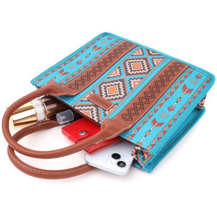 Красочная женская сумка из текстиля Vintage sale_15151 Разноцветный