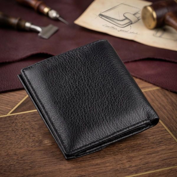Женский бумажник с монетницей ST Leather 18919 Черный