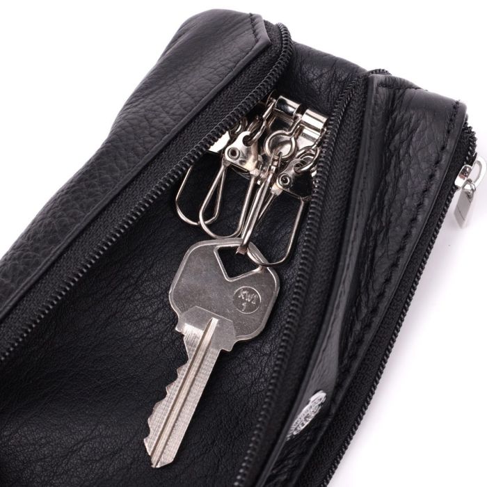 Универсальная ключница из натуральной кожи ST Leather 22511 Черный