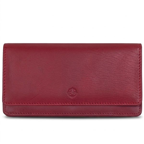 Женский кошелек Tony Perotti Натуральная кожа Cortina 5072 rosso (90321) Красный