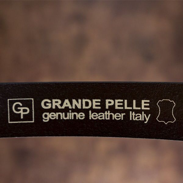 Ремень мужской GRANDE PELLE 00245 под брюки Коричневый