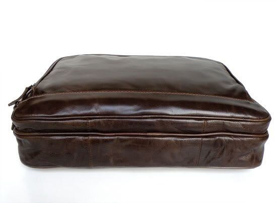 Кожаная сумка для ноутбука работы поездок и документов Vintage 14152 Коричневая