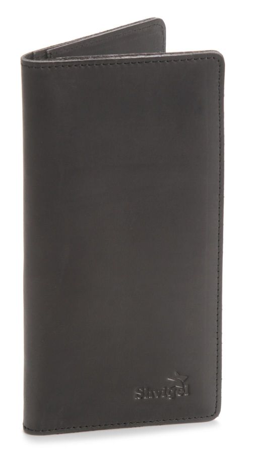 Кошелек SHVIGEL из винтажной кожи 13794 Черный