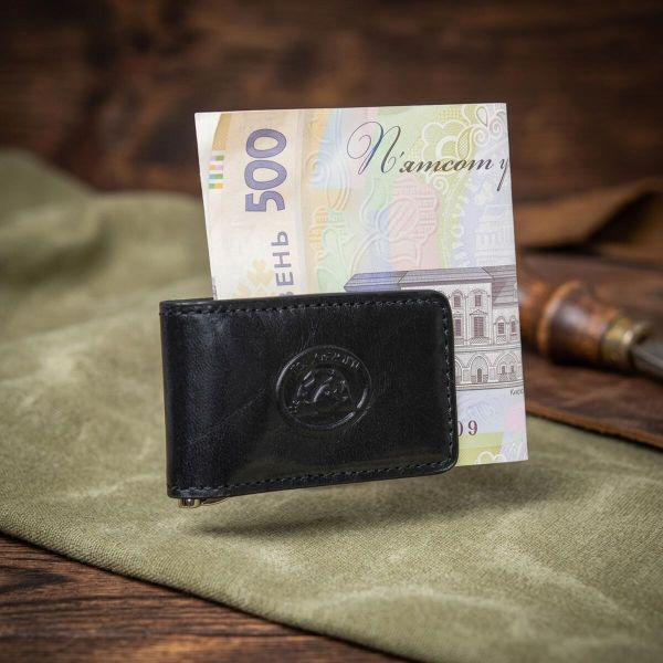 Затискач для грошей Tony Perotti Italico 1201 nero (90676) Чорний