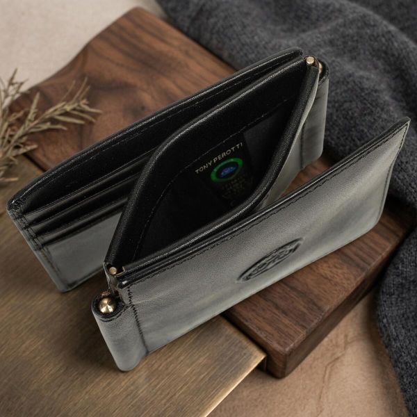 Портмоне Tony Perotti Italico 1717 nero (90604) Черное