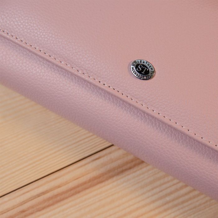 Вместительный женский кошелек ST Leather 19390 Розовый