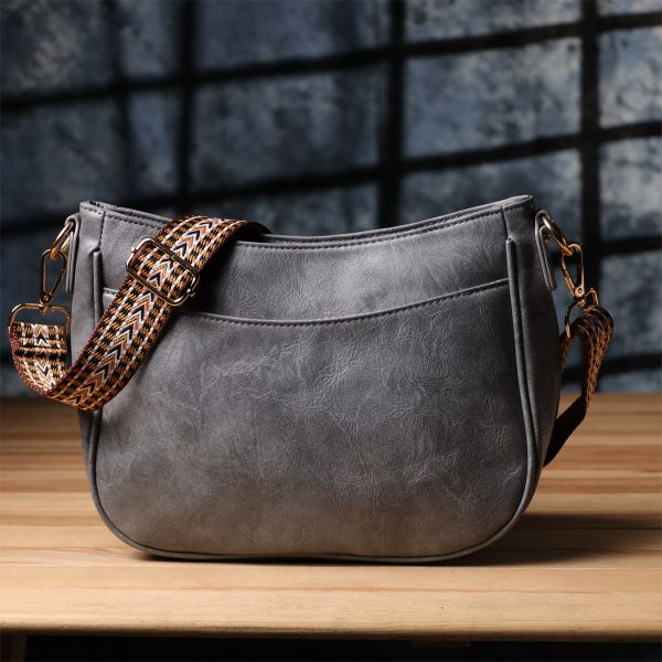 Женская удобная сумка из экокожи Vintage sale_15134 Серый