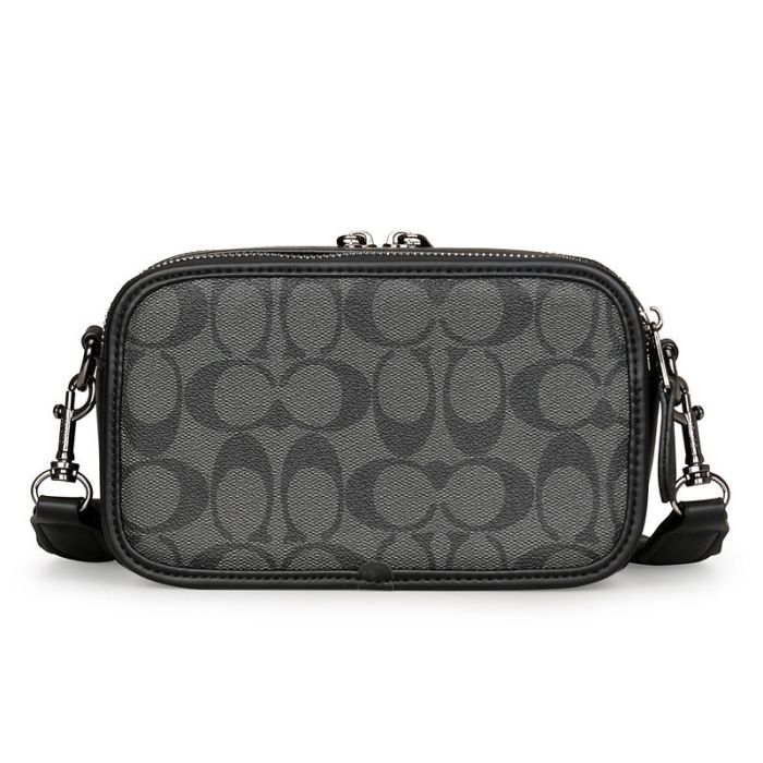 Сумка Coach Charter Slim Crossbody Black/Grey чоловіча