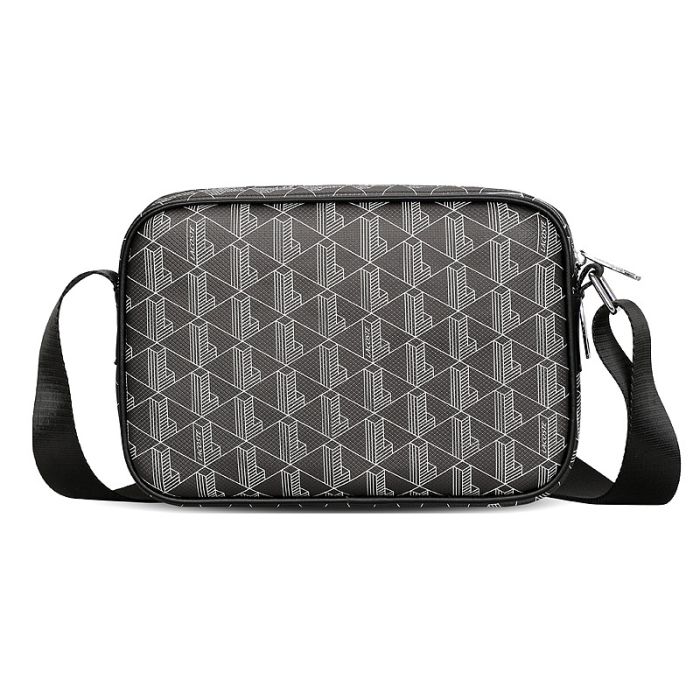 Сумка Lacoste The Blend Monogram чоловіча Black