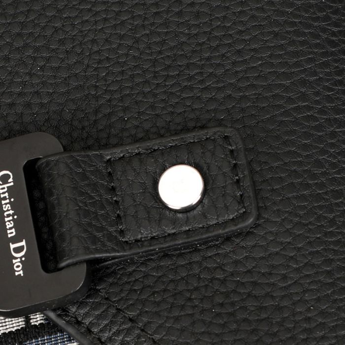 Сумка Dior Saddle Messenger чоловіча Black/Blue