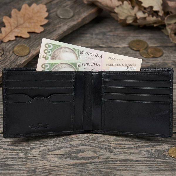 Горизонтальное портмоне Tony Perotti Italico 537 nero (90452) Черное