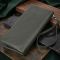 Удобный кошелек для женщин с кистевым ремнем из натуральной кожи ST Leather 23104 Зеленый