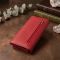 Яскравий вертикальний гаманець із натуральної шкіри ST Leather 23087 Червоний