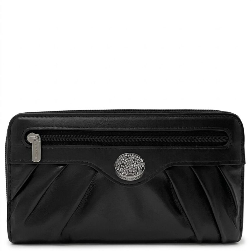 Женский кошелек Tony Perotti Swarovski 3160 nero (90060) Черный