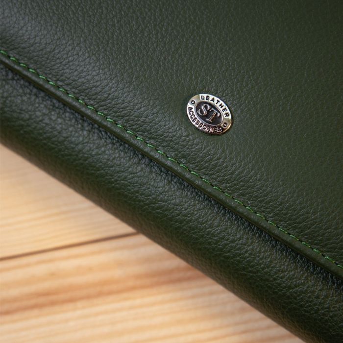 Оригинальный женский кошелек ST Leather 19389 Зеленый